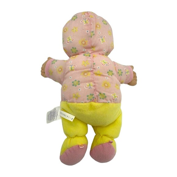 CPK Cabbage Patch Doll Yellow Outfit Green Eyes CPK Plush 11" Toy - Picture 4 of 7